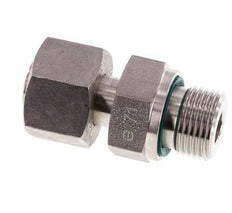 12L & G3/8'' Stainless Steel Straight Swivel with Male Threads 315 bar FKM Adjustable ISO 8434-1