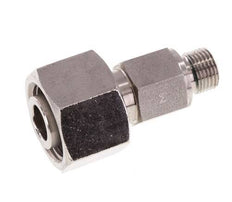 12L & G1/8'' Stainless Steel Straight Swivel with Male Threads 315 bar FKM Adjustable ISO 8434-1