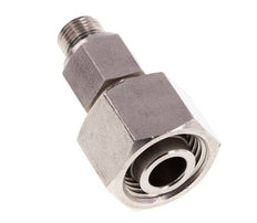 12L & G1/8'' Stainless Steel Straight Swivel with Male Threads 315 bar FKM Adjustable ISO 8434-1