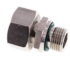 18L & G1/2'' Stainless Steel Straight Swivel with Male Threads 315 bar FKM Adjustable ISO 8434-1