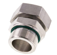 42L & G1-1/2'' Stainless Steel Straight Swivel with Male Threads 160 bar FKM Adjustable ISO 8434-1