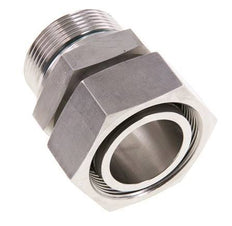 42L & G1-1/2'' Stainless Steel Straight Swivel with Male Threads 160 bar FKM Adjustable ISO 8434-1