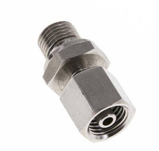 6S & G1/4'' Stainless Steel Straight Swivel with Male Threads 630 bar FKM Adjustable ISO 8434-1