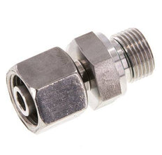 10S & G3/8'' Stainless Steel Straight Swivel with Male Threads 630 bar FKM Adjustable ISO 8434-1