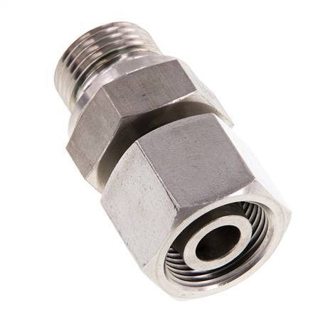 14S & G1/2'' Stainless Steel Straight Swivel with Male Threads 630 bar FKM Adjustable ISO 8434-1