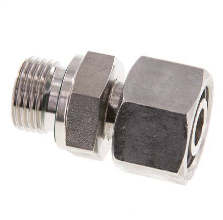 16S & G1/2'' Stainless Steel Straight Swivel with Male Threads 400 bar FKM Adjustable ISO 8434-1