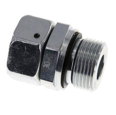 18L & G3/4'' Zink plated Steel Straight Swivel with Male Threads 315 bar NBR O-ring Sealing Cone Adjustable ISO 8434-1