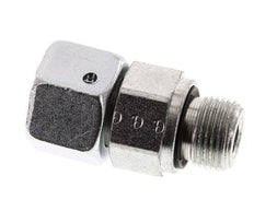 12S & G3/8'' Zink plated Steel Straight Swivel with Male Threads 630 bar NBR O-ring Sealing Cone Adjustable ISO 8434-1