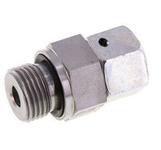 12S & G1/2'' Zink plated Steel Straight Swivel with Male Threads 630 bar NBR O-ring Sealing Cone Adjustable ISO 8434-1