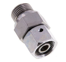 12S & G1/2'' Zink plated Steel Straight Swivel with Male Threads 630 bar NBR O-ring Sealing Cone Adjustable ISO 8434-1