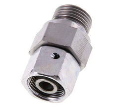 12S & G1/2'' Zink plated Steel Straight Swivel with Male Threads 630 bar NBR O-ring Sealing Cone Adjustable ISO 8434-1