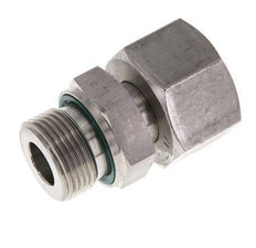 14S & G1/2'' Zink plated Steel Straight Swivel with Male Threads 630 bar NBR O-ring Sealing Cone Adjustable ISO 8434-1