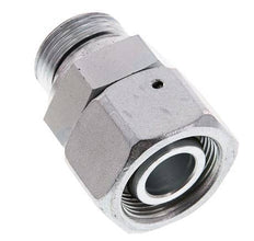 25S & G1'' Zink plated Steel Straight Swivel with Male Threads 400 bar NBR O-ring Sealing Cone Adjustable ISO 8434-1