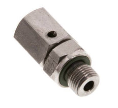 6L & G1/8'' Stainless Steel Straight Swivel with Male Threads 315 bar FKM O-ring Sealing Cone Adjustable ISO 8434-1