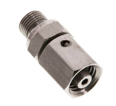 6L & G1/8'' Stainless Steel Straight Swivel with Male Threads 315 bar FKM O-ring Sealing Cone Adjustable ISO 8434-1