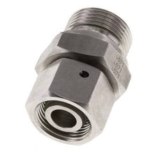 15L & G3/4'' Stainless Steel Straight Swivel with Male Threads 315 bar FKM O-ring Sealing Cone Adjustable ISO 8434-1