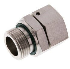 28L & G1'' Stainless Steel Straight Swivel with Male Threads 160 bar FKM O-ring Sealing Cone Adjustable ISO 8434-1