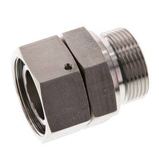 35L & G1-1/4'' Stainless Steel Straight Swivel with Male Threads 160 bar FKM O-ring Sealing Cone Adjustable ISO 8434-1