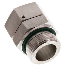 35L & G1-1/4'' Stainless Steel Straight Swivel with Male Threads 160 bar FKM O-ring Sealing Cone Adjustable ISO 8434-1