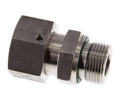 16S & G1/2'' Stainless Steel Straight Swivel with Male Threads 400 bar FKM O-ring Sealing Cone Adjustable ISO 8434-1