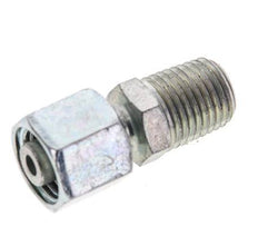 8L & 1/4'' NPT Zink plated Steel Straight Swivel with Male Threads 315 bar Adjustable ISO 8434-1