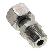 12L & 3/8'' NPT Zink plated Steel Straight Swivel with Male Threads 315 bar Adjustable ISO 8434-1