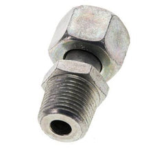 12L & 3/8'' NPT Zink plated Steel Straight Swivel with Male Threads 315 bar Adjustable ISO 8434-1