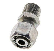 12L & 3/8'' NPT Zink plated Steel Straight Swivel with Male Threads 315 bar Adjustable ISO 8434-1