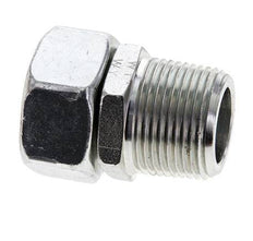 28L & 1'' NPT Zink plated Steel Straight Swivel with Male Threads 160 bar Adjustable ISO 8434-1