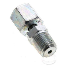 6S & 1/4'' NPT Zink plated Steel Straight Swivel with Male Threads 630 bar Adjustable ISO 8434-1