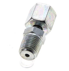 6S & 1/4'' NPT Zink plated Steel Straight Swivel with Male Threads 630 bar Adjustable ISO 8434-1