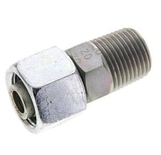 14S & 1/2'' NPT Zink plated Steel Straight Swivel with Male Threads 630 bar Adjustable ISO 8434-1