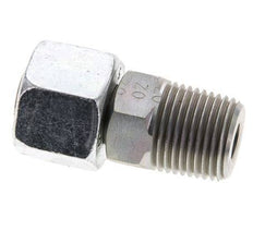 14S & 1/2'' NPT Zink plated Steel Straight Swivel with Male Threads 630 bar Adjustable ISO 8434-1