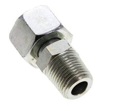 16S & 1/2'' NPT Zink plated Steel Straight Swivel with Male Threads 400 bar Adjustable ISO 8434-1