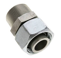 30S & 1-1/4'' NPT Zink plated Steel Straight Swivel with Male Threads 400 bar Adjustable ISO 8434-1