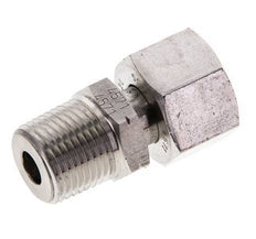 12L & 3/8'' NPT Stainless Steel Straight Swivel with Male Threads 315 bar Adjustable ISO 8434-1