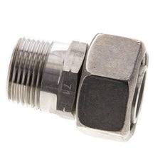 22L & 3/4'' NPT Stainless Steel Straight Swivel with Male Threads 160 bar Adjustable ISO 8434-1