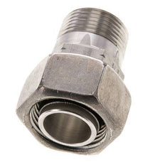 22L & 3/4'' NPT Stainless Steel Straight Swivel with Male Threads 160 bar Adjustable ISO 8434-1