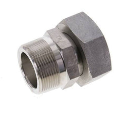 42L & 1-1/2'' NPT Stainless Steel Straight Swivel with Male Threads 160 bar Adjustable ISO 8434-1