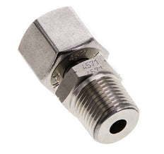 10S & 3/8'' NPT Stainless Steel Straight Swivel with Male Threads 630 bar Adjustable ISO 8434-1