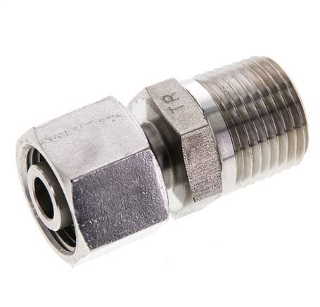 12S & 1/2'' NPT Stainless Steel Straight Swivel with Male Threads 630 bar Adjustable ISO 8434-1