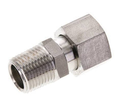 15L & 1/2'' NPT Stainless Steel Straight Swivel with Male Threads 315 bar FKM O-ring Sealing Cone Adjustable ISO 8434-1