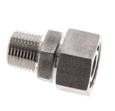 18L & 1/2'' NPT Stainless Steel Straight Swivel with Male Threads 315 bar FKM O-ring Sealing Cone Adjustable ISO 8434-1