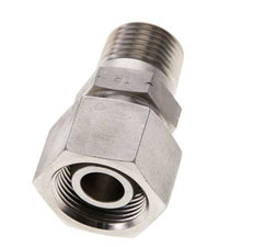 16S & 1/2'' NPT Stainless Steel Straight Swivel with Male Threads 400 bar FKM O-ring Sealing Cone Adjustable ISO 8434-1