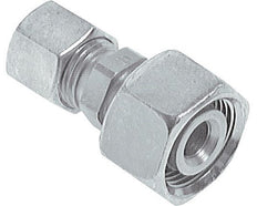 12S & 14S Zink plated Steel Straight Cutting Fitting with Swivel 630 bar ISO 8434-1