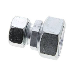 22L & 35L Zink plated Steel Straight Cutting Fitting with Swivel 160 bar ISO 8434-1