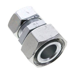 28L & 35L Zink plated Steel Straight Cutting Fitting with Swivel 160 bar ISO 8434-1