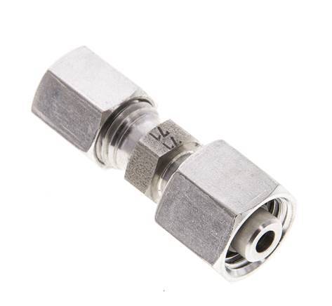 6L & 8L Stainless Steel Straight Cutting Fitting with Swivel 315 bar ISO 8434-1