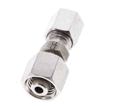 6L & 8L Stainless Steel Straight Cutting Fitting with Swivel 315 bar ISO 8434-1