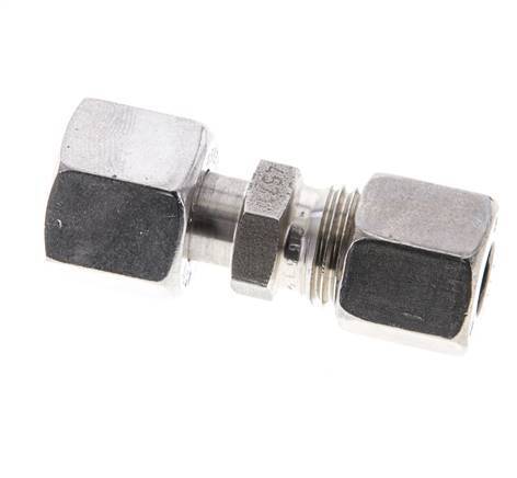 8L & 10L Stainless Steel Straight Cutting Fitting with Swivel 315 bar ISO 8434-1